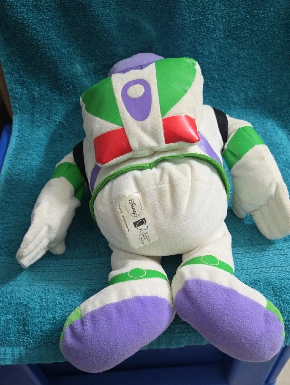 Disney Buzz Lightyear Plush - White, Green & Purple